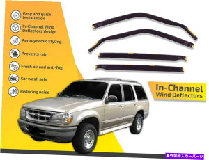 oOV[h `l͔dł́AtH[hGNXv[[̃CK[h1996-2001 4PC In channel wind deflectors rain guards for Ford Explorer 1996-2001 4pc
