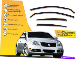 �o�O�V�[���h �`�����l�����͔��d��ł́A�L�U�V���̃��C���K�[�h2010 -2013 4PC In channel wind deflectors rain guards for Suzuki Kizashi 2010 -2013 4pc�y���s�A���i�z