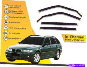 oOV[h `l͔̕d@BMW Seria 3 E46 1998-2007 4PCS̃CK[h In channel wind deflectors rain guards for Bmw Seria 3 E46 1998-2007 4pc Wagon