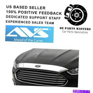 oOV[h AVSK AVS Fits 2017-2019 Ford Fusion Aeroskin Chrome Hood Protector Bug Shield 620064