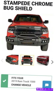�o�O�V�[���h Stampede Chrome Bug Shield 2019 Ram Truck 1500 New Stampede Chrome Bug Shield 2019 RAM Truck 1500 NEW