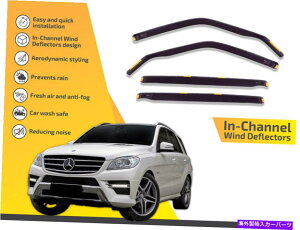 oOV[h ZfXML 2013-2015 / GLE 2016-2021 4PC̃`l In channel wind deflectors for Mercedes ML 2013-2015 / GLE 2016-2021 4pc