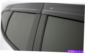 バグシールド AVSフィット2021エスカレードVENTVISORロープロファイルウィンドウディフレクター4PC-マットブラック AVS Fit 2021 Escalade Ventvisor Low Profile Window Deflectors 4pc - Matte Black