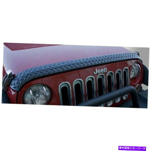 �o�O�V�[���h 07-18�W�[�v�����O���[�̊��ȃ��b�W�t�[�h�K�[�h�{�f�B�A�[�}�[ Rugged Ridge Hood Guard Body Armor for 07-18 Jeep Wrangler�y���s�A���i�z