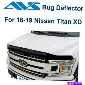 �o�O�V�[���h AVS Aeroskin Matte�u���b�N�t�[�h/�o�O�v���e�N�^�[2016-18���Y�^�C�^��XD -377095 AVS Aeroskin Matte Black Hood/Bug Protector For 2016-18 Nissan Titan XD - 377095