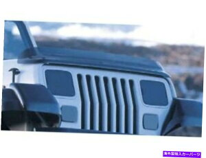 �o�O�V�[���h �W�[�v�����O���[YJ / TJ��Omix-Ada-rugged Ridge Hood Bug Deflector Smoke for Jeep Wrangler�� OMIX-ADA Rugged Ridge Hood Bug Deflector Smoke For Jeep Wrangler YJ / TJ�y���s�A���i�z