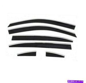 oOV[h AVS Auto Ventshade 896003vt@CVENTVISR 6PC AVS Auto Ventshade 896003 LOW-PROFILE VENTVISR 6PC SMOKE