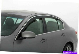 �o�O�V�[���h AVS-FOR 01-06 LEXUS LS430 VENTVISOR���[�v���t�@�C���f�B�t���N�^�[4PC-��w/�N���� AVS-for 01-06 Lexus LS430 Ventvisor Low Profile Deflectors 4pc - Smoke w/Chrome�y���s�A���i�z