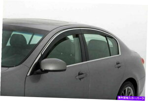 �o�O�V�[���h AVS-FOR 01-06 LEXUS LS430 VENTVISOR���[�v���t�@�C���f�B�t���N�^�[4PC-��w/�N���� AVS-for 01-06 Lexus LS430 Ventvisor Low Profile Deflectors 4pc - Smoke w/Chrome�y���s�A���i�z