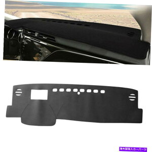 Dashboard Cover g^Ĵ߂̃ubNU[_bV{[hJo[_bV}bg_bV}bg2018-21 Black Leather Dashboard Cover Dashmat Dash Mat For Toyota Camry 2018-21