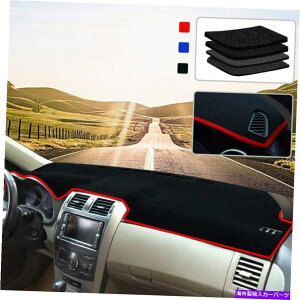 Dashboard Cover g^JɓK_bVJo[2018-2019EgrIbg_bV}bgubNbh Dash Cover fit for Toyota Camry 2018-2019 Anti-Ultraviolet Dash Mat Black Red