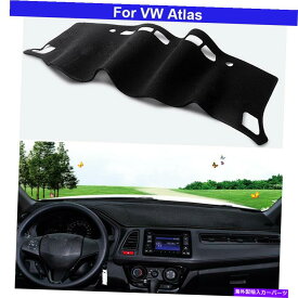Dashboard Cover 1PCSブラックセンターコンソールダッシュカバーダッシュマットカーペットfor VW Atlas 2018-2020 1Pcs Black Center Console Dash Cover Dash Mat Carpet For VW Atlas 2018-2020