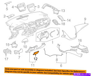 Dashboard Cover �V�{���[GM OEM 16-18�}���u�C���X�g�������g�p�l���_�b�V���t���[�Y�{�b�N�X�J�o�[23454119 Chevrolet GM OEM 16-18 Malibu Instrument Panel Dash-Fuse Box Cover 23454119�y���s�A���i�z