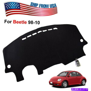 Dashboard Cover �t�H���N�X���[�Q��VW�r�[�g���̂��߂̃u���b�N�_�b�V���{�[�h�_�b�V���}�b�g�_�b�V���}�b�g�J�o�[1998-2010�u���b�N Black Dashboard Dash Mat Dashmat Cover For Volkswagen VW Beetle 1998-2010 Black