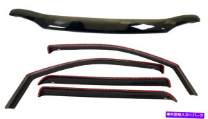 oOV[h EFChoOV[h`l͔̕d@ubN/2500/3500 Wade Bug Shield & In-Channel Wind Deflectors Black for Dodge/Ram 2500/3500