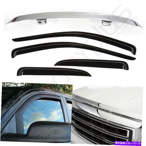 �o�O�V�[���h 10-18 RAM 2500 3500�g���L���u�N�����p�̃R���{�p�b�N4 PC�o�C�U�[�ƃo�O�V�[���h Combo Pack 4 Pc Visors & Bug Shield For 10-18 Ram 2500 3500 Extended Cab Chrome