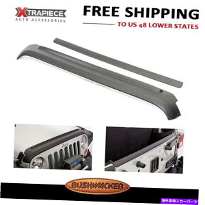 oOV[h 07-18W[vO[[JK]ubVbJ[t[h+e[Q[gveN^[V[hfBtN^[ 07-18 Jeep Wrangler [JK] Bushwacker Hood+Tailgate Protectors Shields Deflectors