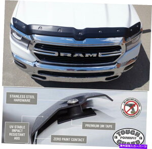 �o�O�V�[���h 2019��Up Ram 1500�^�t�ȃt�H�[���t�B�b�g�K�[�h�e�N�X�`���t�[�h�v���e�N�^�[TG-6R19 2019 & Up Ram 1500 Tough FormFit Guard Textured Hood Protector TG-6R19