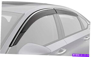 バグシールド 本物のホンダドアバイザーエアデフレクターフィット:2018-2020アコードとハイブリッド Genuine Honda Door Visors Air Deflectors Fits: 2018-2020 Accord and Hybrid