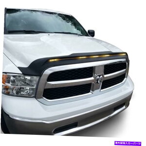oOV[h AVS 09-18 DODGE RAM 1500OX|[c /R̍T߂ȃt[hV[hw /Cg AVS 09-18 Dodge Ram 1500 Excl Sport / Rebel Low Profile Hood Shield w/ Lights