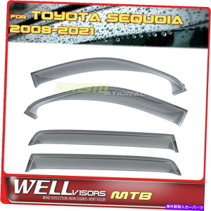 oOV[h g^ZRCA08-21EBhEoCU[WellvisorsEBhEΌ Wellvisors Window Deflectors For Toyota Sequoia 08-21 Window Visors