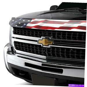 oOV[h GMC Sierra 1500 07-13 Stampede Vigilante Premium USA Flag Hood Protectorp For GMC Sierra 1500 07-13 Stampede Vigilante Premium USA Flag Hood Protector