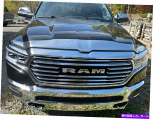 �o�O�V�[���h Chrome Bug Shield�i2019 RAM 1500 New Body�̂݁j�t�[�h�K�[�h�v���e�N�^�[�f�t���N�^�[ CHROME Bug Shield (2019 RAM 1500 NEW BODY ONLY) Hood Guard Protector Deflector