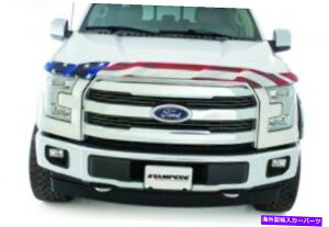 �o�O�V�[���h Stampede Fits 2015-2019 Ford F-150���x�c�v���~�A���t�[�h�v���e�N�^�[-Flag Stampede Fits 2015-2019 Ford F-150 Vigilante Premium Hood Protector - Flag