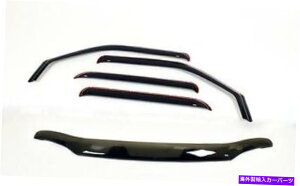 �o�O�V�[���h �g���^RAV4 2006-2012�o�O�f�t���N�^�[�V�[���h�ƃ`�����l�����C�o�C�U�[�R���{ Toyota Rav4 2006 - 2012 Bug Deflector Shield AND In-Channel Vent Visor Combo