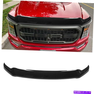 バグシールド F150ブラックフードシールドフラッシュマウントフードプロテクターフィットフォードF150 2021アクセサリー F150 Black Hood Shield Flush Mount Hood Protector Fit Ford F150 2021 Accessory