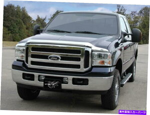 �o�O�V�[���h 3125 8�X�^���s�[�h3125 8���x�c�v���~�A���t�[�h�v���e�N�^�[�AChrome�A1999 2007 3125 8 Stampede 3125 8 Vigilante Premium Hood Protector, Chrome, For 1999 2007