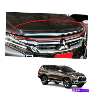 oOV[h Mitsubishi Pajero Montero Sport Bug Guard Shield Hood Big Chrome 2016 18 Fits Mitsubishi Pajero Montero Sport Bug Guard Shield Hood Big Chrome 2016 18