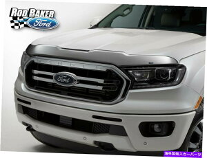 oOV[h 2019 Ford RangerOEM Aeroskin Hood Protector / Bug Deflector -Chromedグ 2019 Ford Ranger OEM Aeroskin Hood Protector / Bug Deflector - Chrome Finish