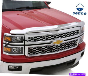 �o�O�V�[���h Auto Ventshade AVS 680403 2016-2020�̃N�����t�[�h�V�[���h���Y�^�C�^��XD Auto Ventshade AVS 680403 Chrome Hood Shield for 2016-2020 Nissan Titan XD�y���s�A���i�z