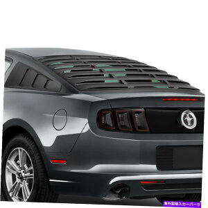 oOV[h 05-14tH[h}X^ON[y3pcs}bgubNA+NH[^[TChEBhE[o[ For 05-14 Ford Mustang Coupe 3Pcs Matte Black Rear+Quarter Side Window Louver