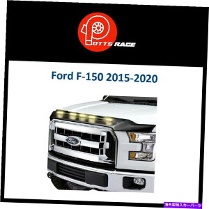 �o�O�V�[���h AVS 753096�}�b�g�u���b�N�t�[�h�v���e�N�^�[�V�[���hW/���C�g�t�B�b�g�t�H�[�hF-150 2015-2020 AVS 753096 Matte Black Hood Protector Shield w/Light Fits Ford F-150 2015-2020�y���s�A���i�z