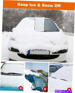 oOV[h 12htgKXXm[A`ACXJo[3-LRϋv̂鑾zveN^[80 "x67" 12 Waterproof Windshield Snow Anti-Ice Covers 3-lr Durable Sun Protector 80"x67"