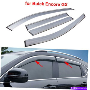 oOV[h 4PCSJ[EBhEoCU[rCbNGR[GX 2020-2023̂߂̃ftN^[CK[h 4pcs Car Window Visor Deflector Rain Guards for Buick Encore GX 2020-2023