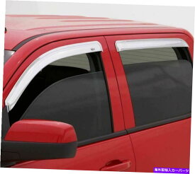バグシールド avs-for 10-17シボレーエクイノックスベントヴィザーマウントフロントとリアウィンドウの偏向 AVS-for 10-17 Chevy Equinox Ventvisor Outside Mount Front & Rear Window Deflect