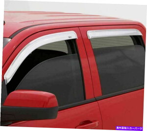 バグシールド AVS-For 12-16 Honda CR-V Ventvisor外側のマウントフロントとリアウィンドウの逸脱者 AVS-for 12-16 Honda CR-V Ventvisor Outside Mount Front & Rear Window Deflectors