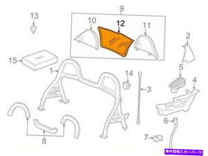 oOV[h V|VF987[o[wbhXgwbhXgChXN[ftN^[98756162100 NEW PORSCHE 987 ROLL BAR HEADREST HEAD REST-WIND SCREEN DEFLECTOR 98756162100