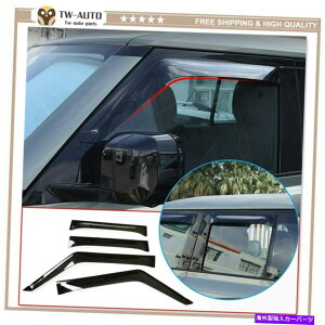 oOV[h fBtF_[110 2020 2021CTVF[hoCU[EBhEfBtN^[V[hɓK Fits for Defender 110 2020 2021 Rain Sun Shade Visors Window Deflectors Shield