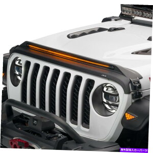 �o�O�V�[���h Jeep Gladiator 20-22 AVS Aeroskin Lightshield Pro Matte Black Hood�v���e�N�^�[�p For Jeep Gladiator 20-22 AVS Aeroskin LightShield Pro Matte Black Hood Protector�y���s�A���i�z