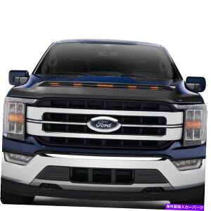�o�O�V�[���h Ford F-150 2021-2022 AVS Aeroskin LightShield Pro Matte Black Hood Protector For Ford F-150 2021-2022 AVS Aeroskin LightShield Pro Matte Black Hood Protector�y���s�A���i�z