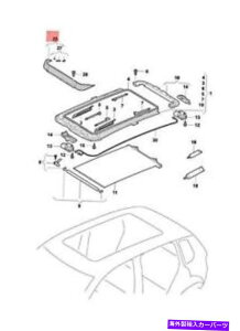 oOV[h {VW Skoda GolfoAg4Motion Wind Deflector Satin Black 1K98776519B9 Genuine VW SKODA Golf Variant 4Motion Wind Deflector Satin Black 1K98776519B9