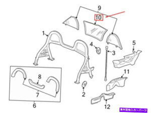 oOV[h OEM Porsche Boxster 986Z^[ZNV͔ro9865613210201C{ OEM PORSCHE BOXSTER 986 CENTER SECTION WIND DEFLECTOR 9865613210201C GENUINE