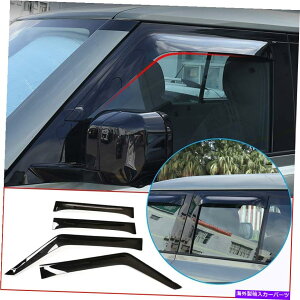 oOV[h fBtF_[110 2020 2021CTVF[hoCU[EBhEfBtN^[V[hɓK Fits for Defender 110 2020 2021 Rain Sun Shade Visors Window Deflectors Shield