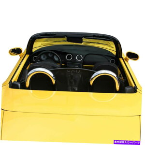 oOV[h tBAbgo`Fb^Np̃XeXX`[[o[ +̃ftN^[183 STAINLESS STEEL ROLL BARS + WIND DEFLECTOR FOR A FIAT BARCHETTA CHROME 183