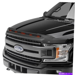 �o�O�V�[���h Ford F-150 2015-2020 AVS Aeroskin LightShield Pro Matte�u���b�N�t�[�h�v���e�N�^�[ For Ford F-150 2015-2020 AVS Aeroskin LightShield Pro Matte Black Hood Protector�y���s�A���i�z