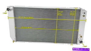 Radiator 1994�V�{���[�u���U�[ / GMC�W�~�[3���E�`�����s�I���A�h�o���X 1994 Chevrolet Blazer / GMC Jimmy 3 Row Champion Advanced All Aluminum Radiator�y���s�A���i�z